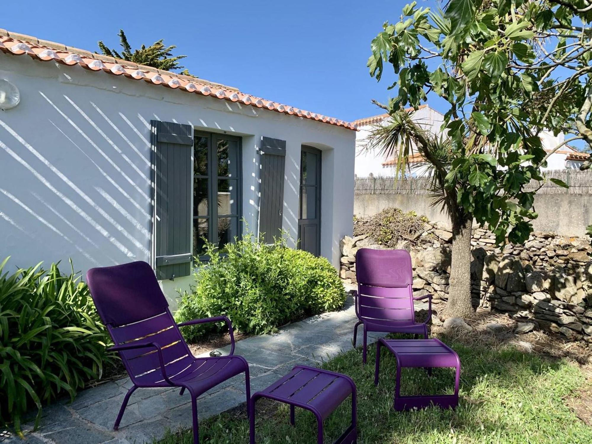 Maison Renovee Pres Plage, 6 Couchages, Terrasse, Bbq, Parking, Internet Inclus - Fr-1-224B-588 Noirmoutier-en-l'Ile Zewnętrze zdjęcie