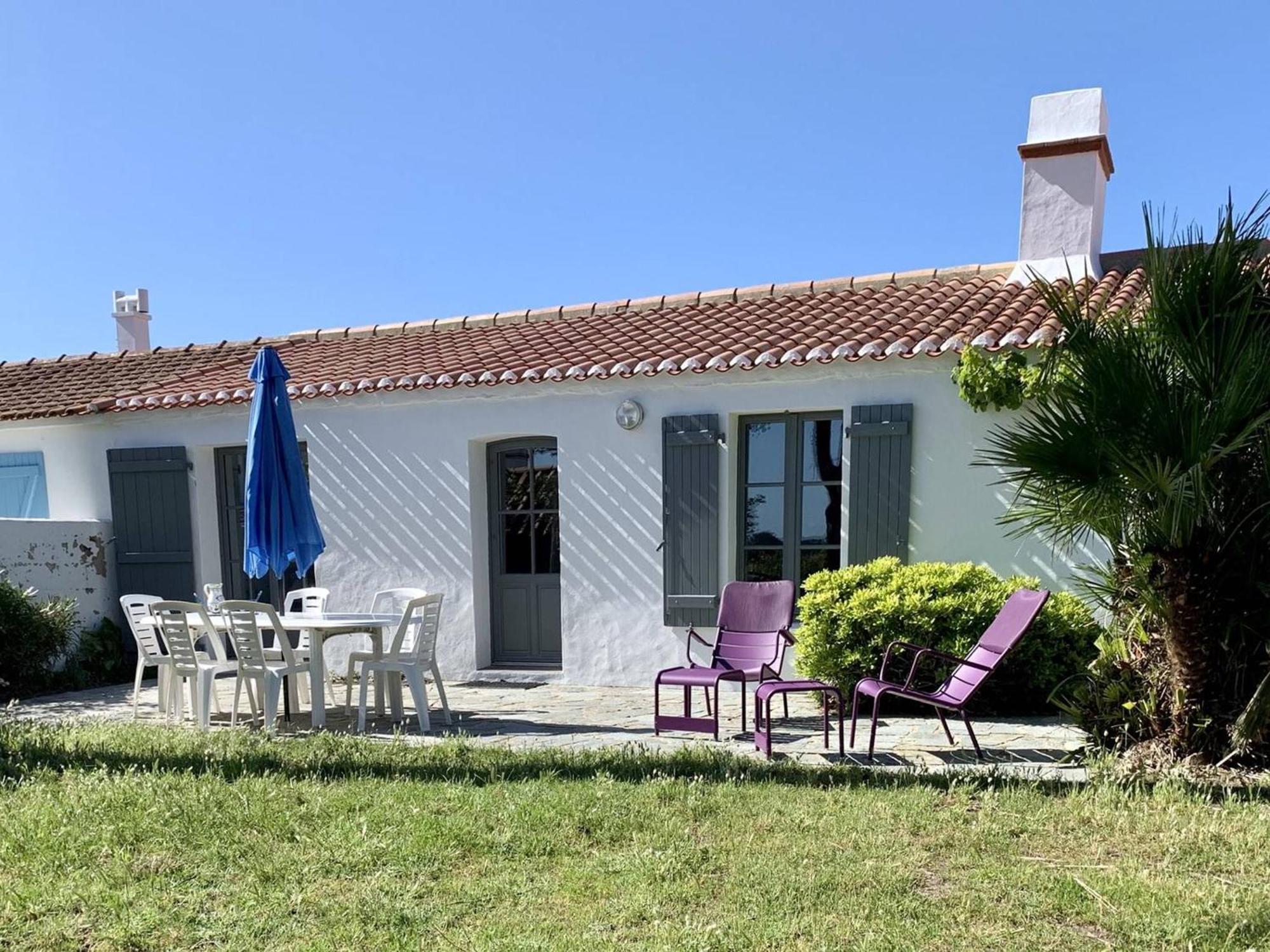Maison Renovee Pres Plage, 6 Couchages, Terrasse, Bbq, Parking, Internet Inclus - Fr-1-224B-588 Noirmoutier-en-l'Ile Zewnętrze zdjęcie