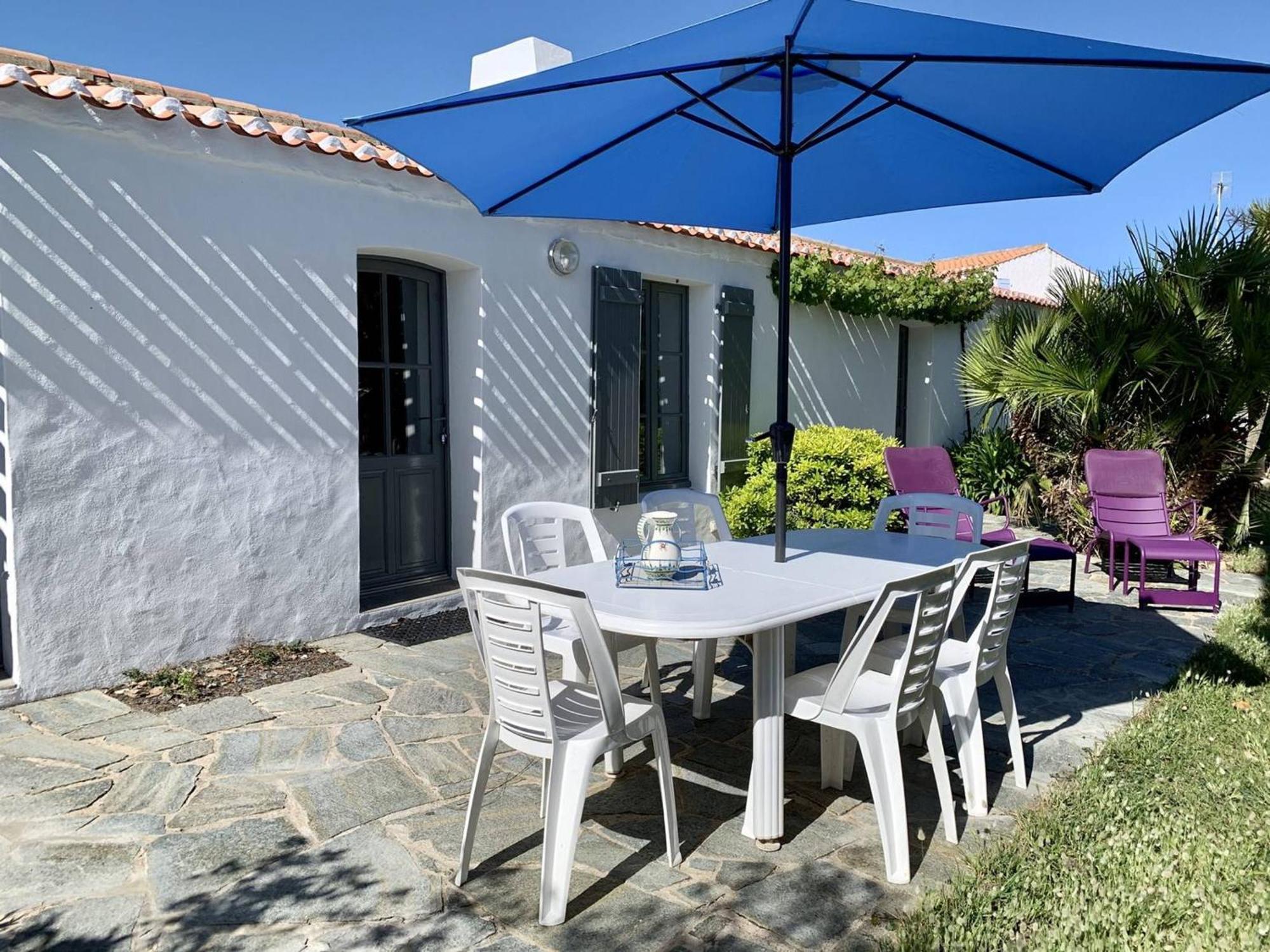 Maison Renovee Pres Plage, 6 Couchages, Terrasse, Bbq, Parking, Internet Inclus - Fr-1-224B-588 Noirmoutier-en-l'Ile Zewnętrze zdjęcie